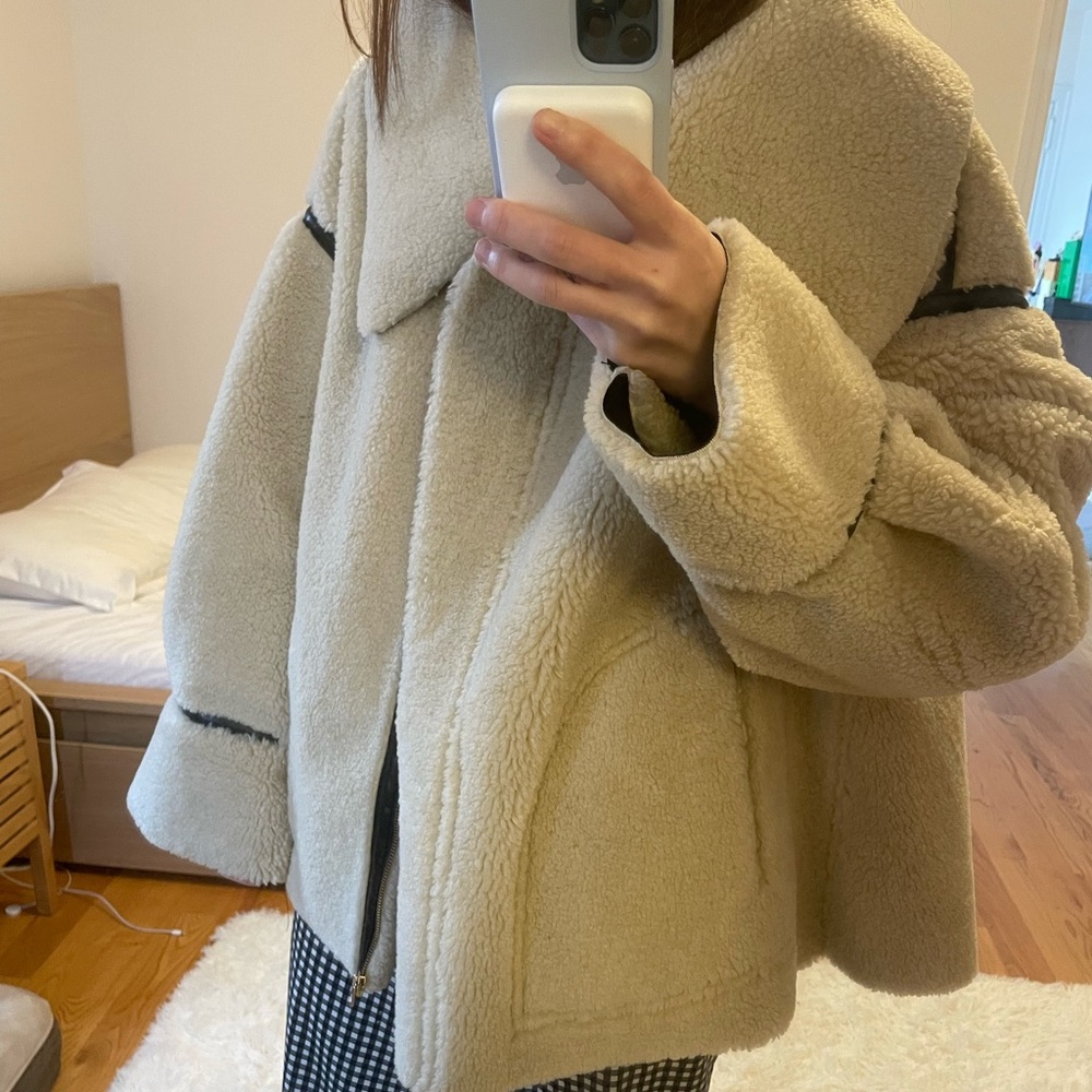 Faux fur+suede mustang
